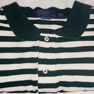 2XL TALL RALPH LAUREN STRIPED POLO SHIRT